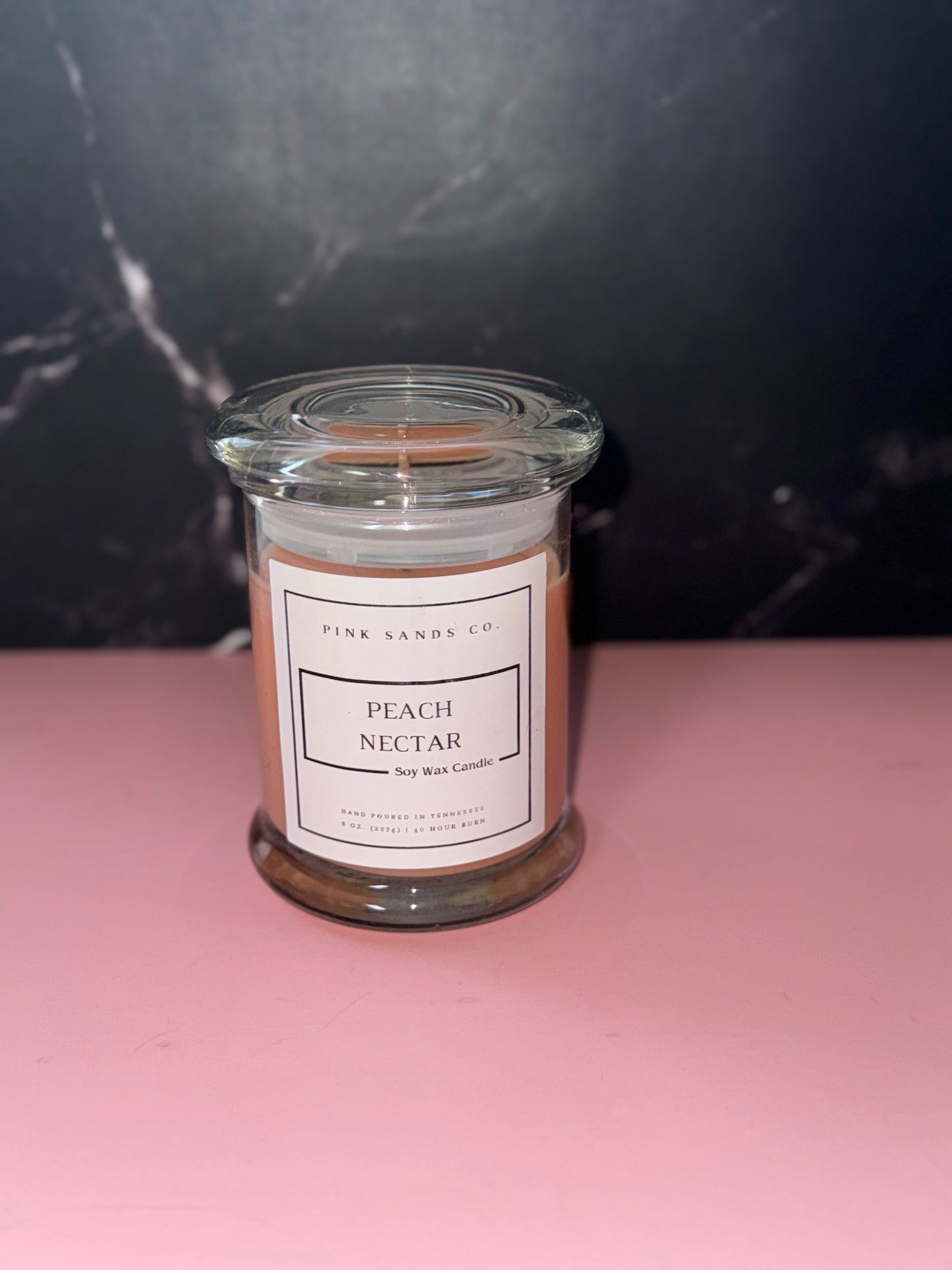 Soy Candle 8oz Peach Nectar