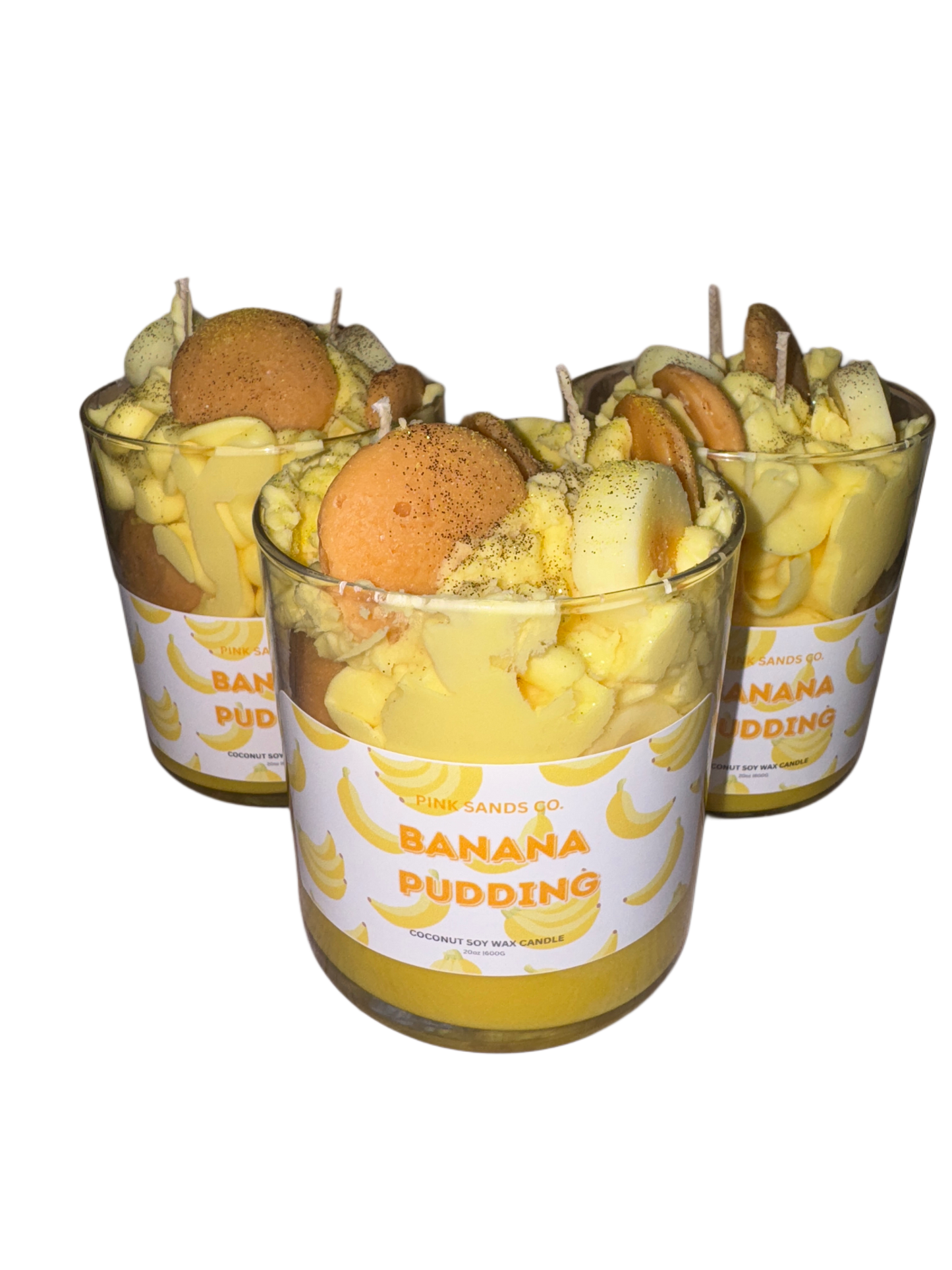 Banana Pudding Coconut Soy Wax Candle