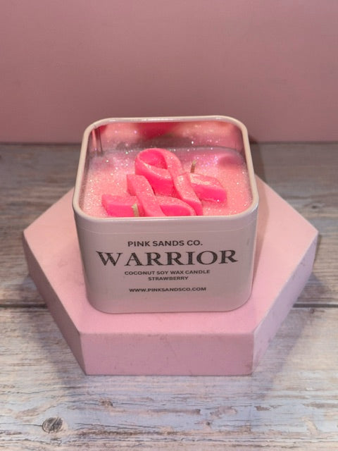 Breast Cancer Tin - Strawberry Scent