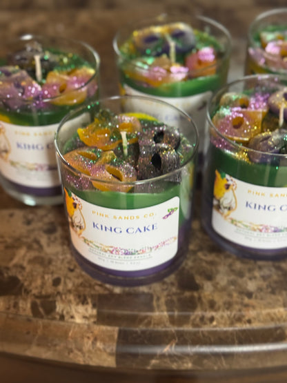 Mardi Gras Candle
