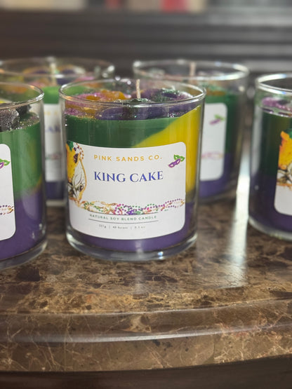 Mardi Gras Candle