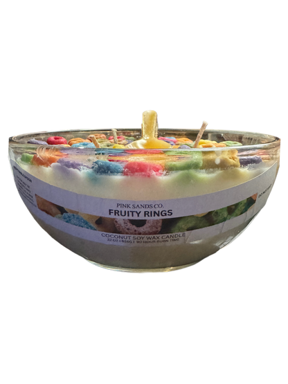 Fruity Rings Cereal Candle