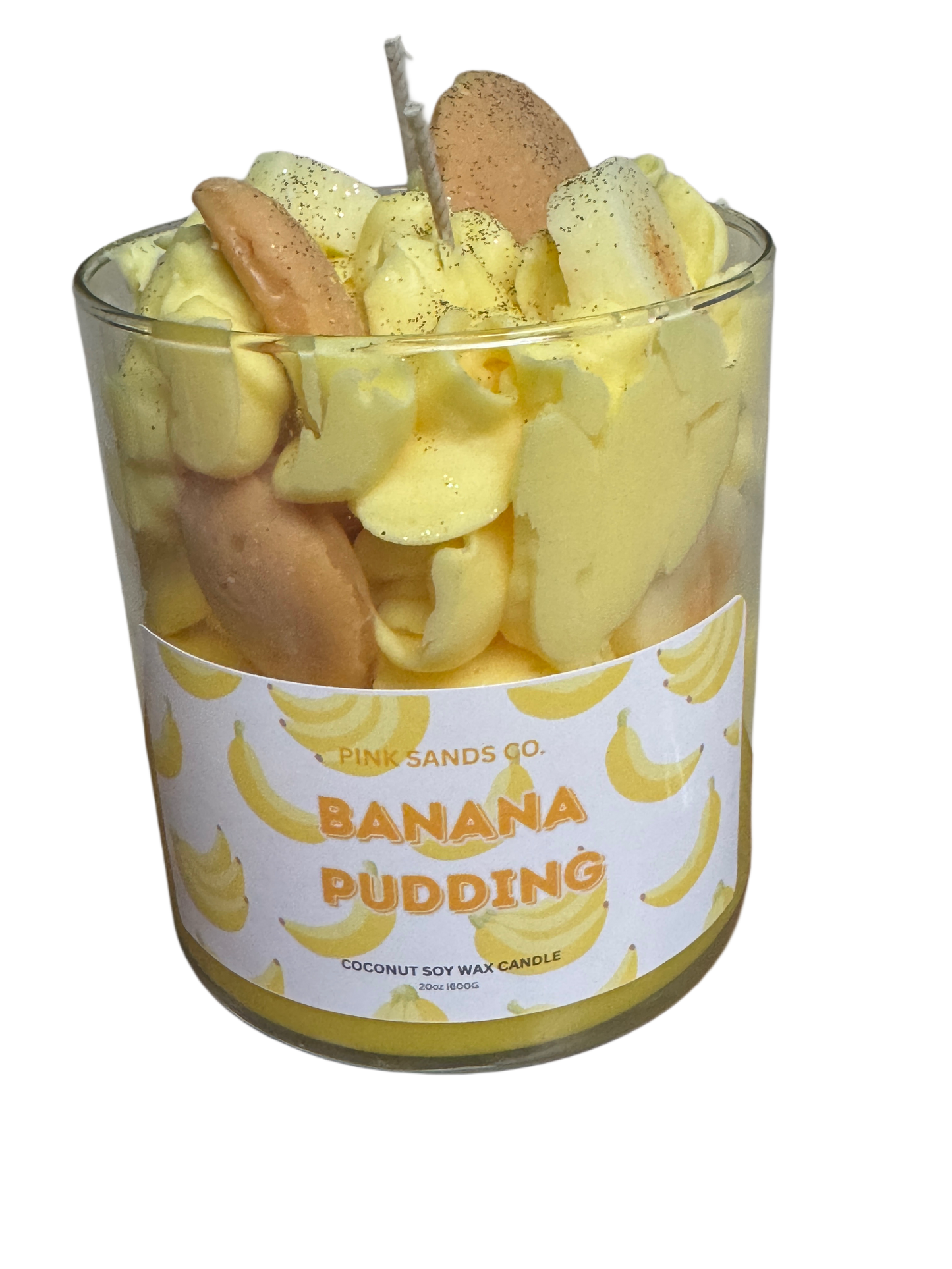 Banana Pudding Coconut Soy Wax Candle