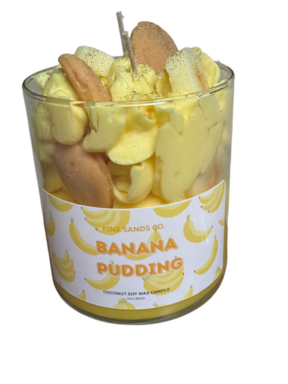 Banana Pudding Coconut Soy Wax Candle