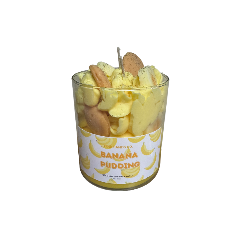 Banana Pudding Coconut Soy Wax Candle