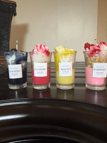 Fruity Parfait Candles Set of 4
