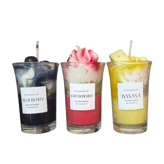 Fruity Parfait Candles Set of 4