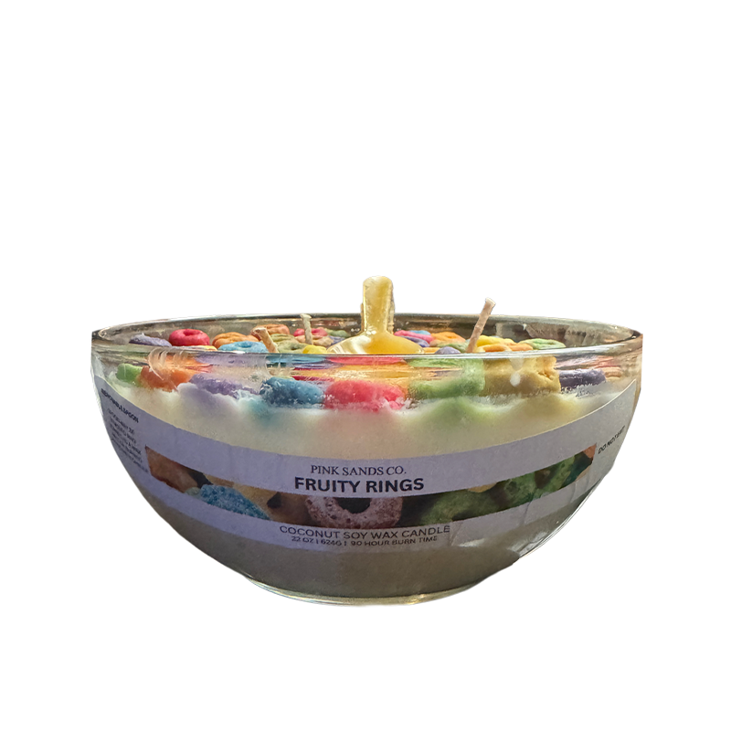 Fruity Rings Cereal Candle