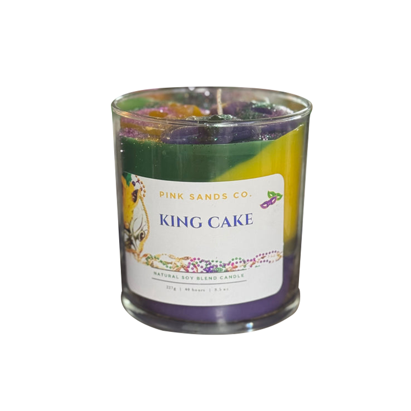 Mardi Gras Candle